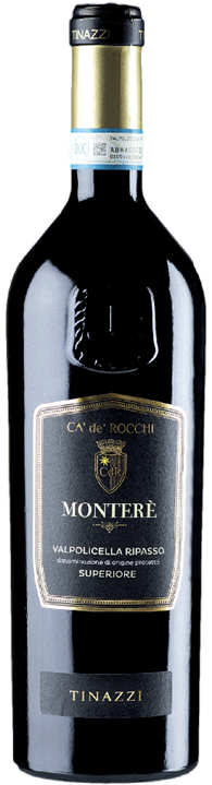 Tinazzi - Monterè Ripasso della Valpolicella Superiore DOC Cà de Rocchi 2021 TINAZZI - MONTERÈ RIPASSO DELLA VALPOLICELLA SUPERIORE DOC CÀ DE ROCCHI 2021