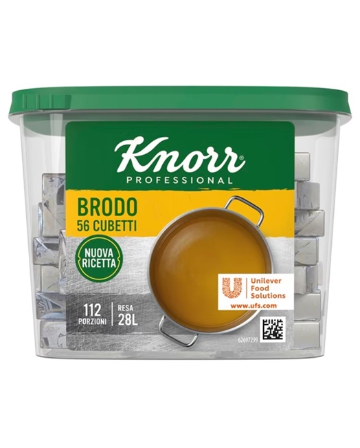 KNORR BRODO 56 CUBETTI GR.560 knorr - 56 cubetti 560g