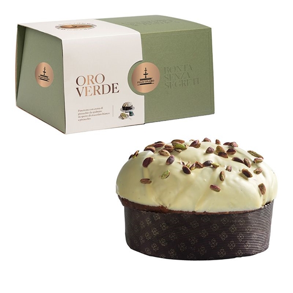 FIASCONARO PANETTONE ORO VERDE KG 1 CON SCATOLA FIASCONARO PANETTONE ORO VERDE KG 1 CON SCATOLA