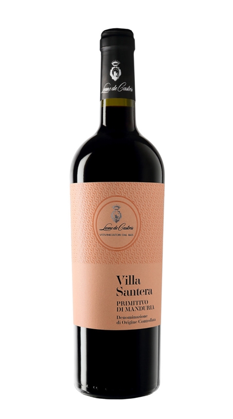 LEONE DE CASTRIS VILLA SANTERA PRIMITIVO DI MANDURIA DOC LEONE DE CASTRIS VILLA SANTERA PRIMITIVO DI MANDURIA DOC